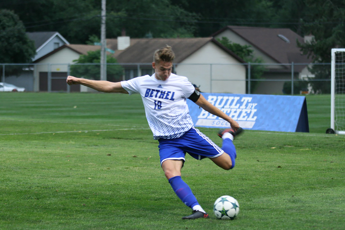 Sammy Biek playing for Bethel Pilots